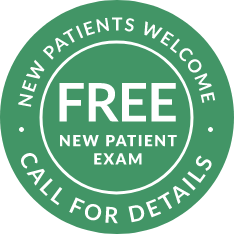 Free new patient exam - new patients welcome - call for details